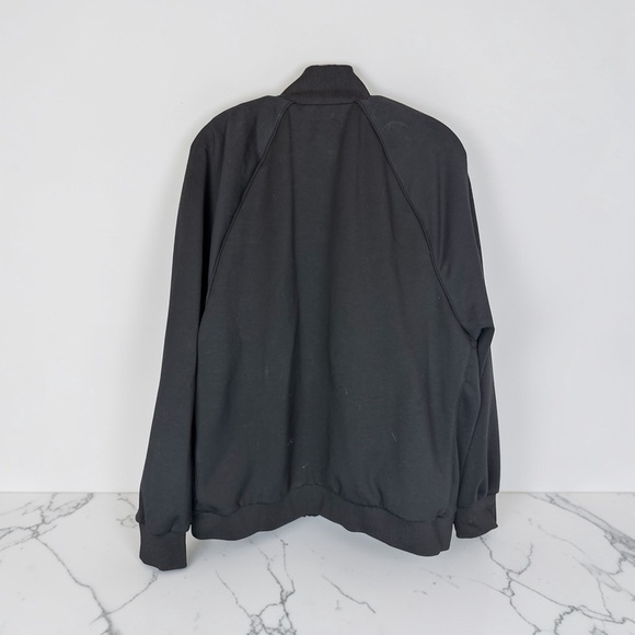 NikeSkims Matte Tricot Oversized Track Jacket Obsidian - Picture 2 of 4